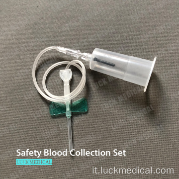 Safety Blood Collection Set 21g/23g con supporto